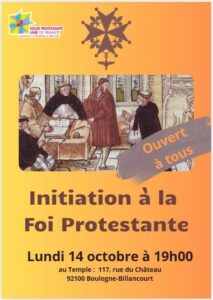 initiation à la foi protestante image de la Réformation