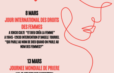 Mars : célébration du mois avec/des/pour les femmes 8 et 13 mars