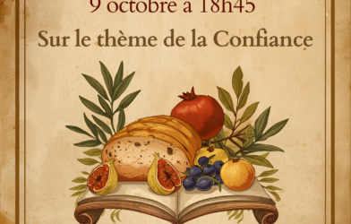 A table avec la Bible, 9 octobre à 18h45